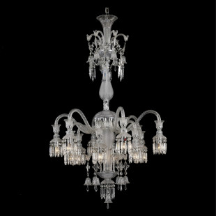 12-световая хрустальная люстра Baccarat