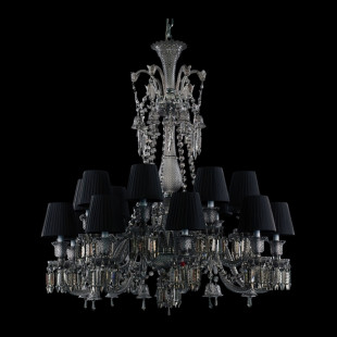 18-Световая люстра Baccarat во французском стиле Grey