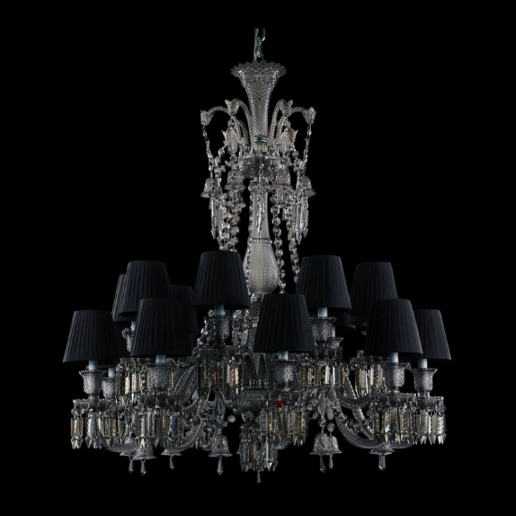 18-Световая люстра Baccarat во французском стиле Grey