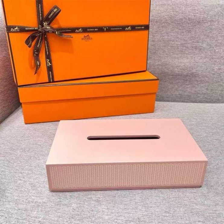 Салфетница Hermes розовая 25х14х5 см
