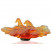 Ваза для фруктов Daum Amber Cavalcade Centerpiece 68см