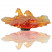 Ваза для фруктов Daum Amber Cavalcade Centerpiece 68см