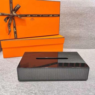Салфетница Hermes чёрная 25х14х5 см