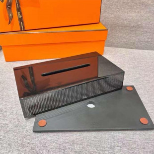Салфетница Hermes чёрная 25х14х5 см