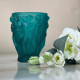 Ваза Lalique Bacchantes 16 см аквамариновый