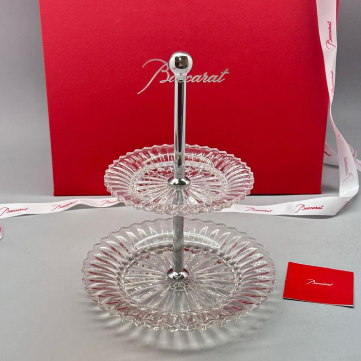 Фруктовница этажерка Baccarat Mille Nuits (13994) двухъярусная