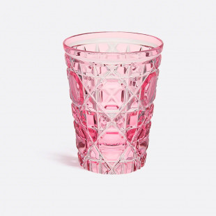 Стакан Dior розовый 11 см