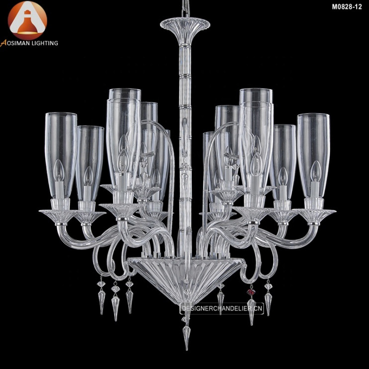 Люстра Baccarat Mille Nuits из 12 легких хрустальных люстр