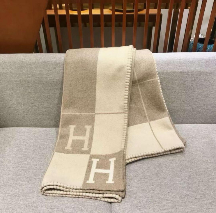 Плед Hermes Avalon толстый бежевый
