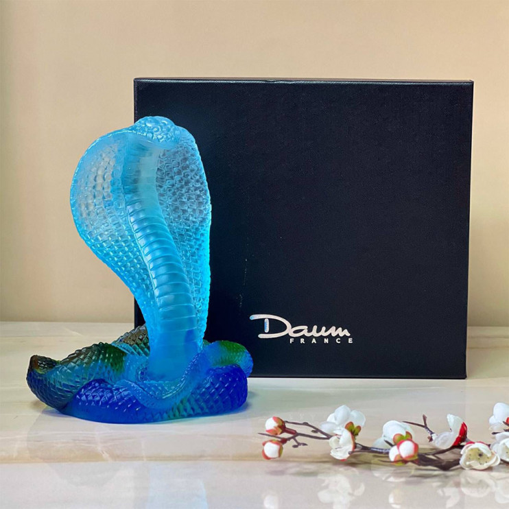 Статуэтка Daum Crustal Cobra Figurine 22*18 см