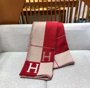 Плед Hermes Avalon толстый красный