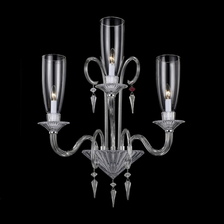 Прозрачное хрустальное бра Baccarat для люстры
