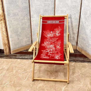 Шезлонг Christian Dior Toile de Jouy красный