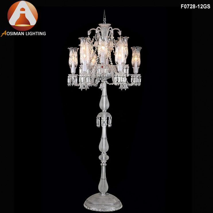 Хрустальный торшер-люстра Baccarat
