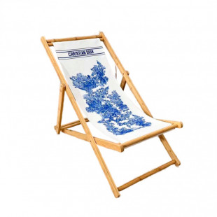 Шезлонг Christian Dior Toile de Jouy голубой