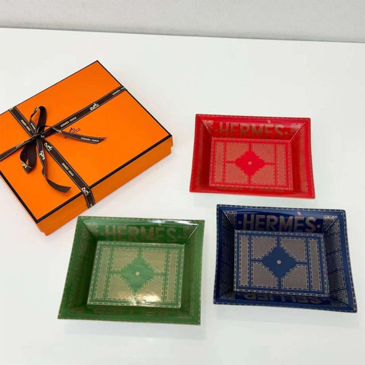 Монетница Hermes синяя 21x17 см