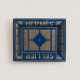 Монетница Hermes синяя 21x17 см