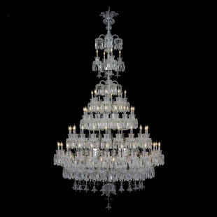 Большая хрустальная люстра Baccarat на 96 ламп для украшения интерьера