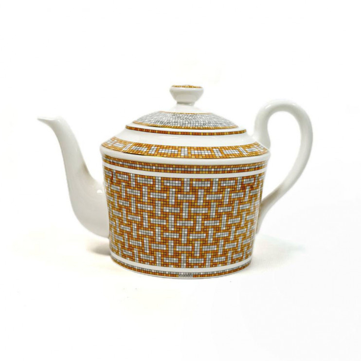 Чайный сервиз Hermes Mosaique au 24 gold на 6 персон