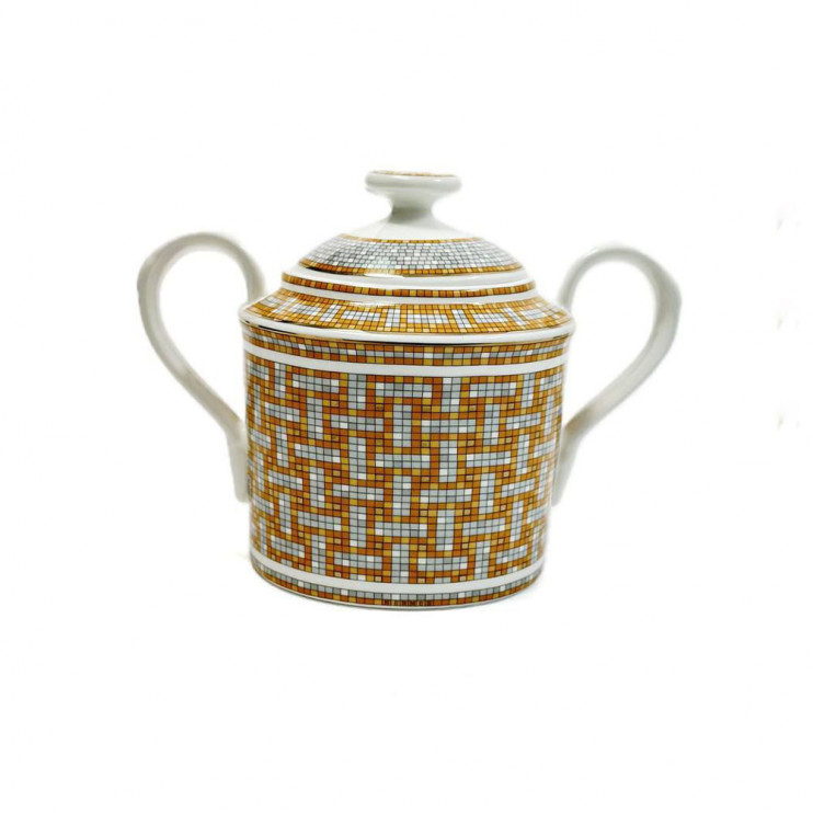 Чайный сервиз Hermes Mosaique au 24 gold на 6 персон
