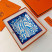 Монетница Hermes голубая 21х17 см  