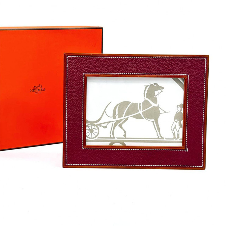 Рамка для фотографий Hermes бордовая