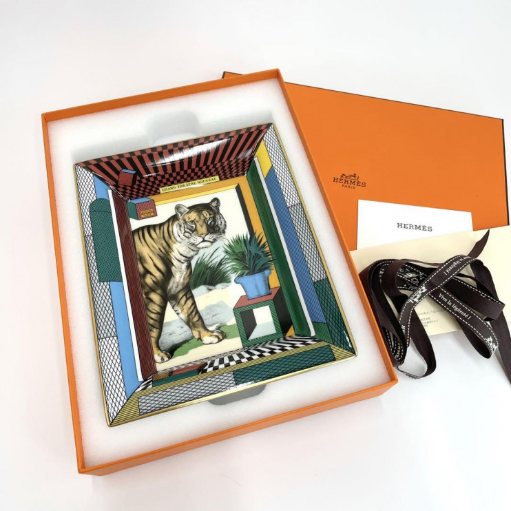 Монетница Hermes тигр 21х17 см