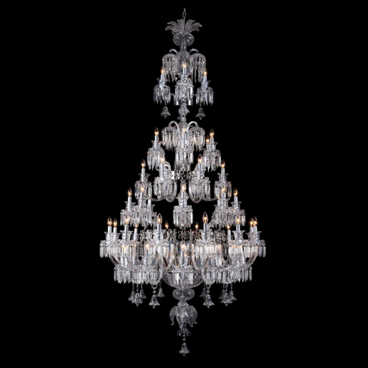 Большая хрустальная люстра Baccarat