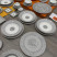 Столовый сервиз Hermes Mosaique au 24 Platinum на 6 персон, 43 предмета 