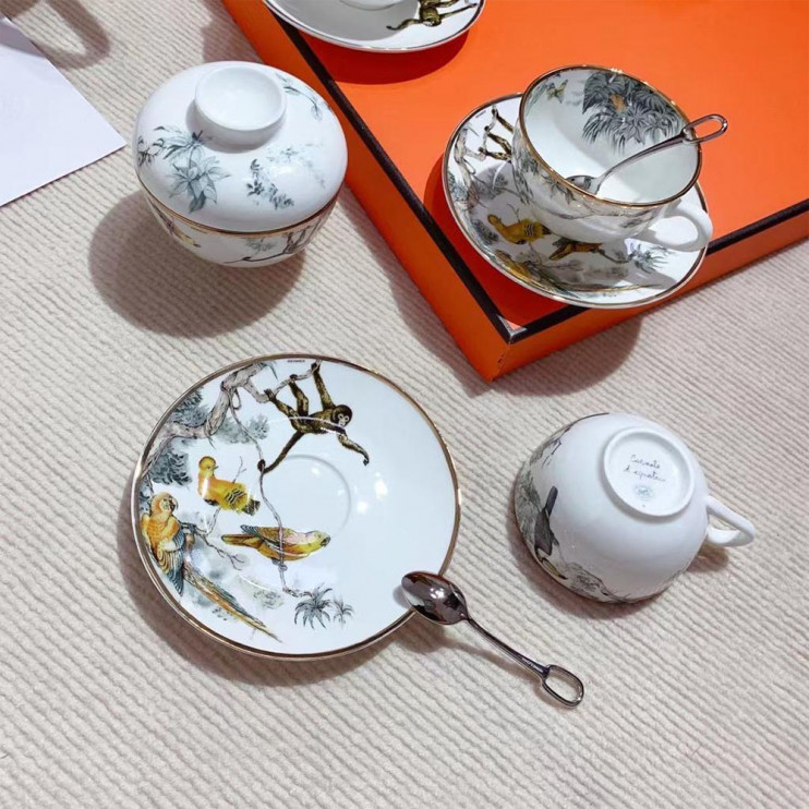 Чайный сервиз Hermes d'Equateur на 6 персон