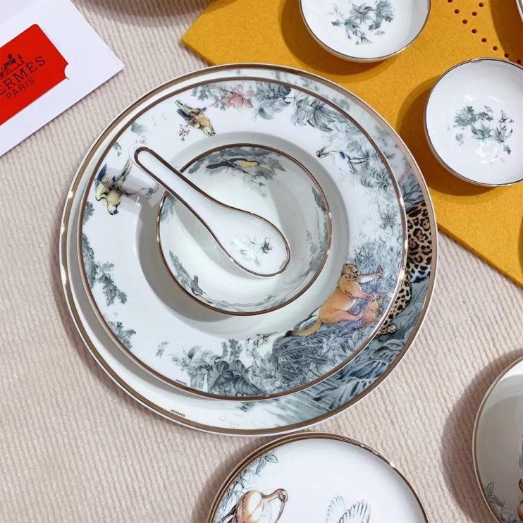 Чайный сервиз Hermes d'Equateur на 6 персон