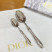Столовые приборы Dior Silver 4 предмета
