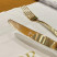 Столовые приборы Dior Gold 4 предмета