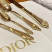 Столовые приборы Dior Gold 4 предмета