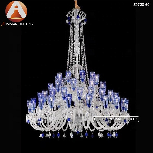 Роскошная хрустальная люстра Baccarat большого размера