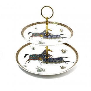 Фруктовница Hermes Cheval d'Orient 2-х ярусная