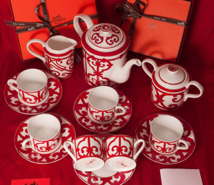 Чайный сервиз Hermes Balcon du Guadalquivir 6 персон