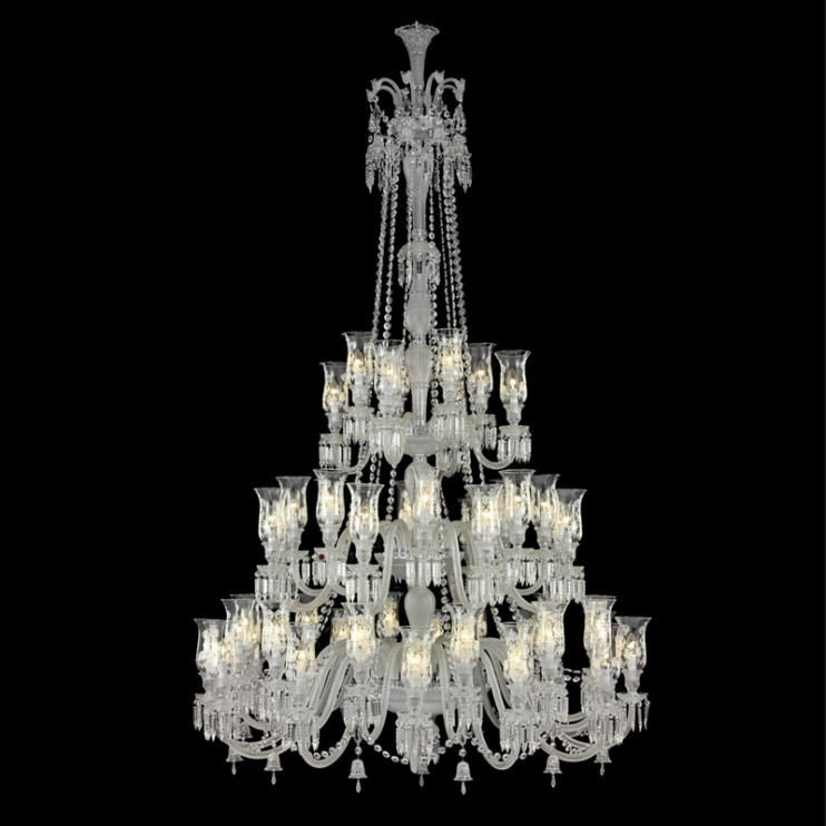 Хрустальная осветительная люстра Baccarat большого размера