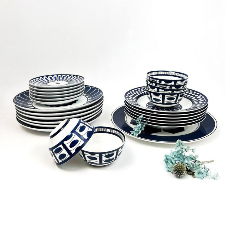Столовый cервиз Hermes Bleus d'Ailleurs 6 персон