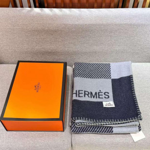 Серый плед Hermes Avalon