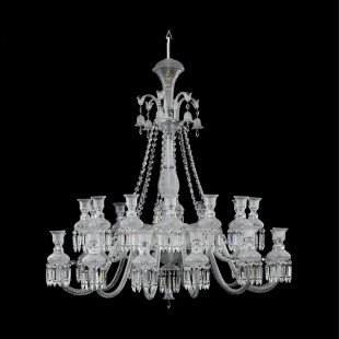 24-световая светодиодная люстра Baccarat Comet с хрусталем