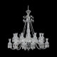 24-световая светодиодная люстра Baccarat Comet с хрусталем
