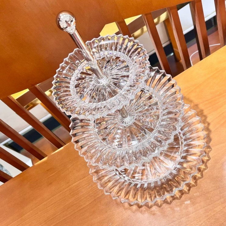 Фруктовница этажерка Baccarat Mille Nuitsтрехъярусная