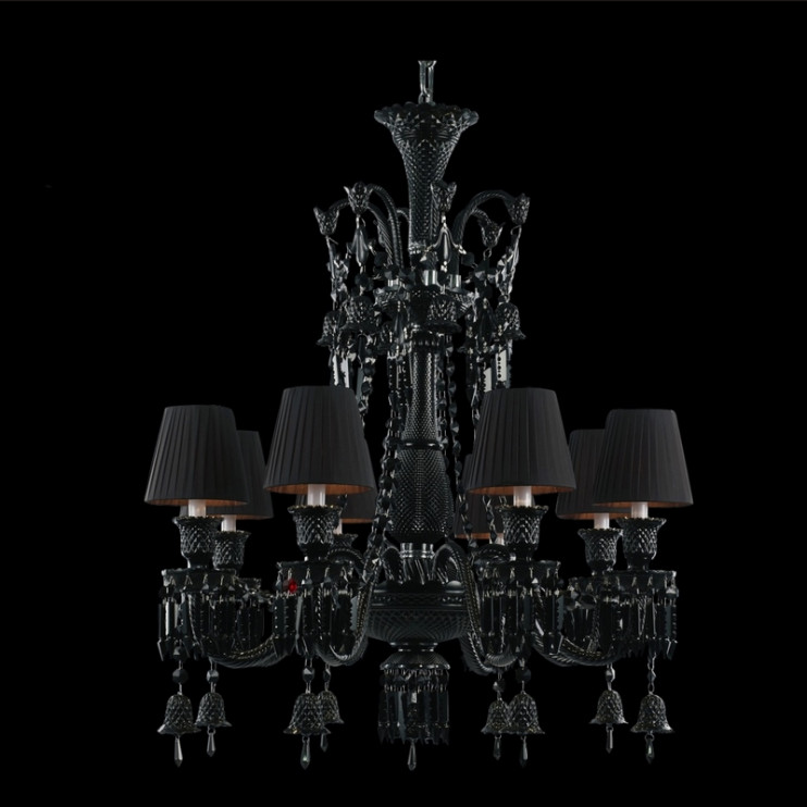 Хрустальная люстра Baccarat с черным блеском
