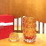 Ваза Baccarat Louxor круглая оранжевая 22 см