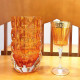 Ваза Baccarat Louxor круглая оранжевая 22 см