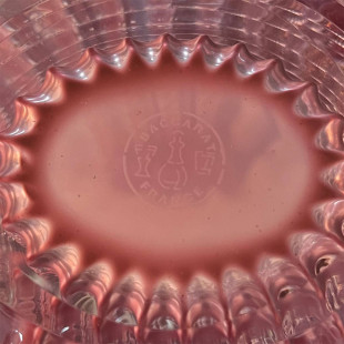 Ваза Baccarat Eye, 30см круглая розовая