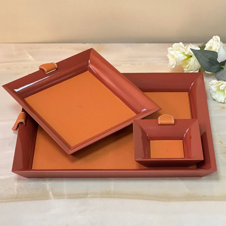 Монетница Hermes коричневая 