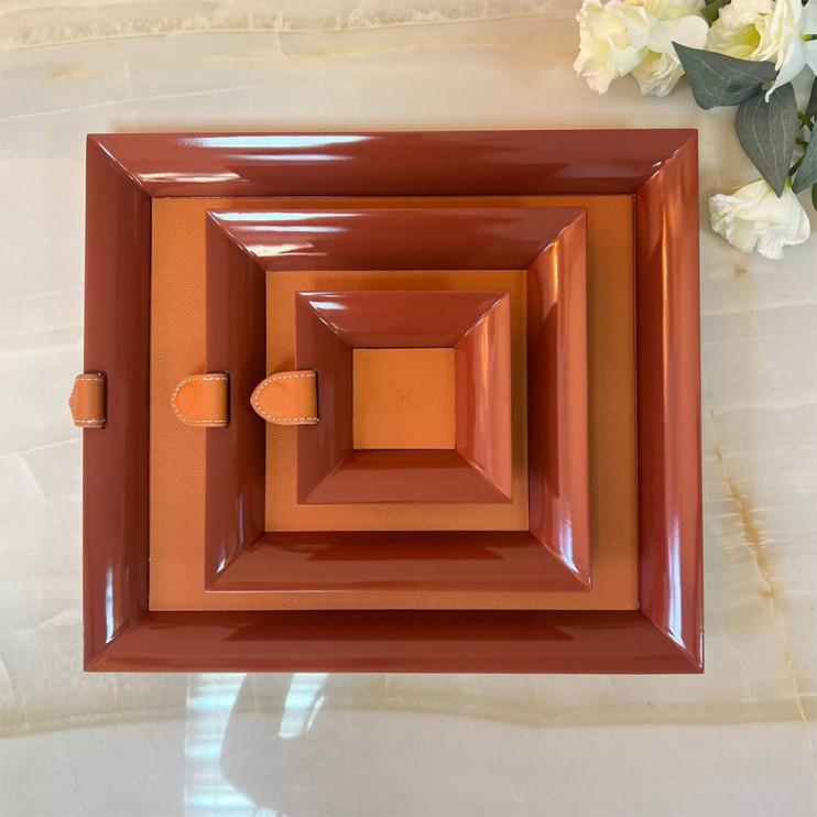 Монетница Hermes коричневая 