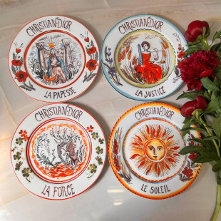 Набор тарелок Christian Dior Tarot and Puglia Le Soleil 4 шт 26 см